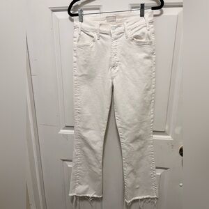MOTHER The Hustler Ankle fray  Jeans Size 28